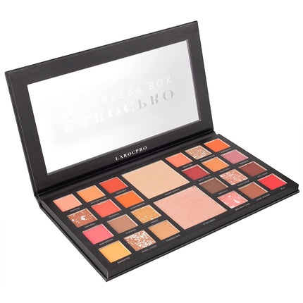 LaRoc Pro The Bakery Box 26 Shades Eyeshadow and Highlighter Makeup Beauty MUA Palette Long Lasting Highly Pigmented Shimmering Matte Skin Tones