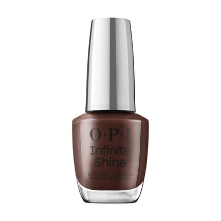 OPI Infinite Shine Long-Wear Dark Crème Finish Opaque Brown Nail Polish 0.5 fl oz