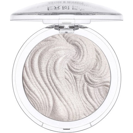 Lamel HD Highlighting Powder Highlighter Adds Natural Glow Cruelty-Free N.401 Silver