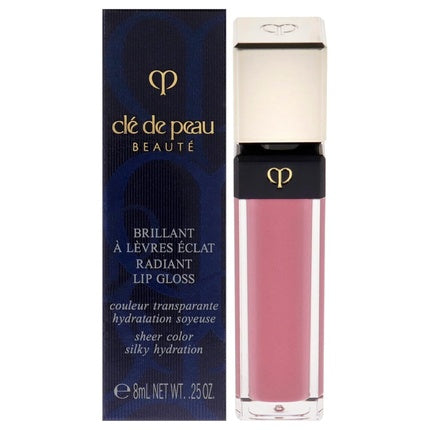 Clé de Peau Beauté Radiant Lip Gloss 6 Rose Pearl 0.27 oz