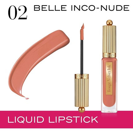 Bourjois Rouge Velvet Ink Liquid Lipstick 02 Belle Inco-Nude