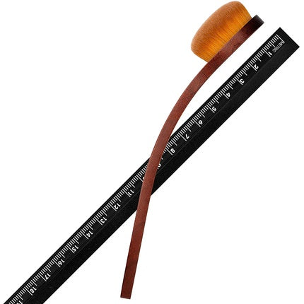 Puder Rouge Highlighter and Contour Brush with Soft Touch Fiber Vegan Synthetic Size 13 Made in Germany