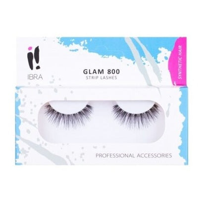 Glam 800 Black Ibra Artificial Strip Eyelashes