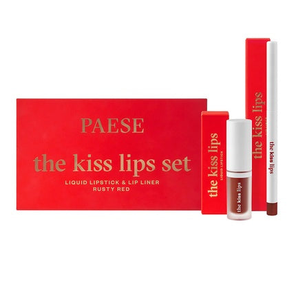 Paeseset The Kiss Lips Lipstick 04 Rusty Red - 34ml