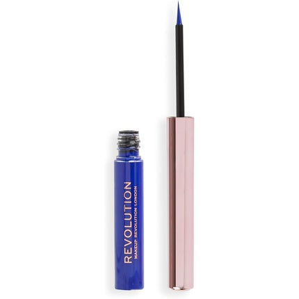Makeup Revolution Super Flick Liquid Eyeliner Highly Pigmented Blue 2.4ml