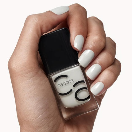 Catrice ICONAILS Gel Lacquer Nail Polish No. 175 Gray Long-Lasting Glossy Acetone-Free Vegan Without Microplastic Particles Without Preservatives