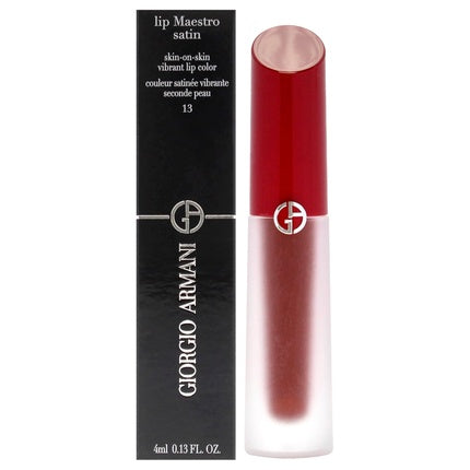 Lip Maestro Satin Long-Lasting Lipstick 13 Gala Night by GIORGIO ARMANI for Women 0.13 oz