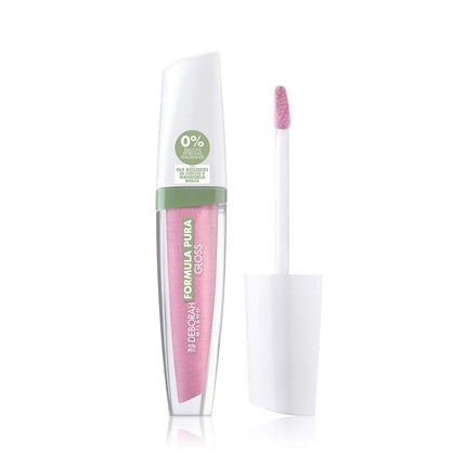 Deborah Pure Formula Gloss No. 02 Rose Paraben-Free Extraucid Finish with Natural Oil Blend Soothing Moisturizing Anti-Aging Properties