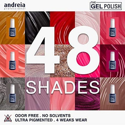 Andreia Professional The Gel Polish Solvent and Odor Free Gel Colour G26 Coffee Shades of Brown