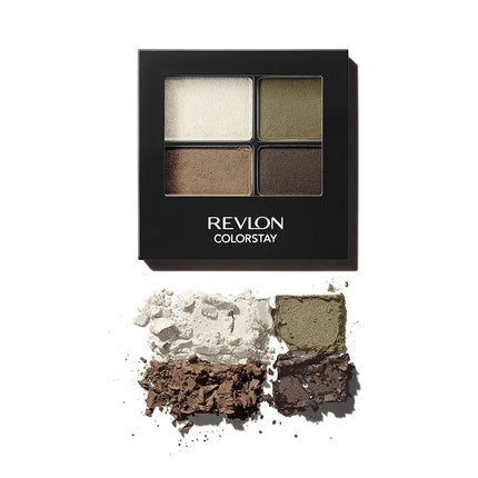 Revlon ColorStay 16 Hour Eye Makeup Eyeshadow Palette Velvety Pigmented Blendable Matte & Shimmer Finishes 0.16 Oz 515 Adventurous