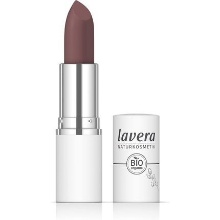 lavera Comfort Matt Lipstick Ember 04 Intense Colour Matt Finish Comfortable Feel Up to 6 Hours Hold Vegan Natural Cosmetics 18.2g Red