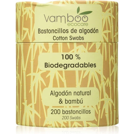 Von Cotton Bamboo Swabs 200 Units 100ml