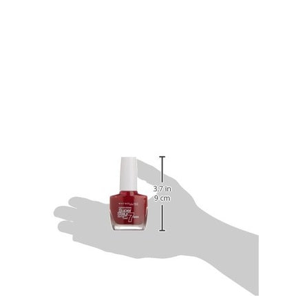 Maybelline Superstay 7 Days Tone 501 Cherry Long Lasting Gel Effect Nail Polish Color Red 501 Cherry