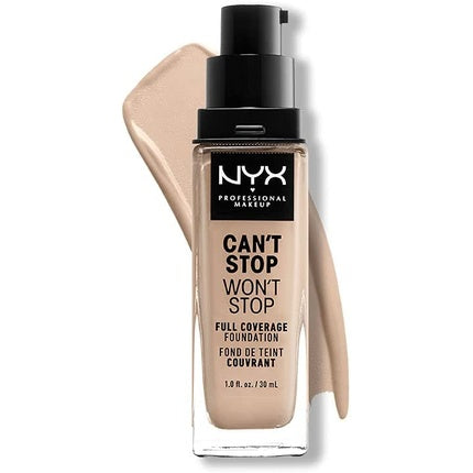 Nyx Can´t Stop Won´t Stop Full Coverage Foundation Alabaster 02 30ml