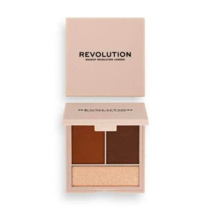 Makeup Revolution Face Powder Contour Compact Contouring Kit Light 1pc