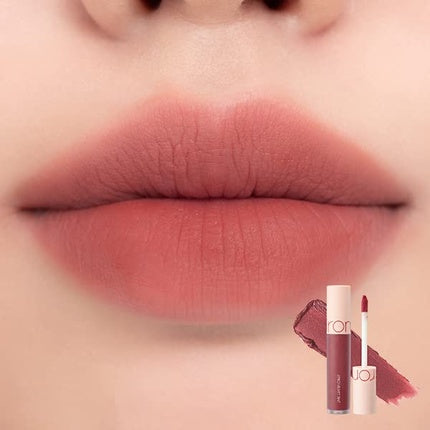 rom&nd Zero Velvet Tint 17 Colors Velvet Matte Long-Lasting Smudge-Resistant Lip Tint 5.5g/0.2oz No.16 Burny Nude