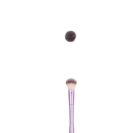 Glov Double-Ended Makeup Brush for Face and Eyes - Let it Glow or Stay Matte 2 in 1