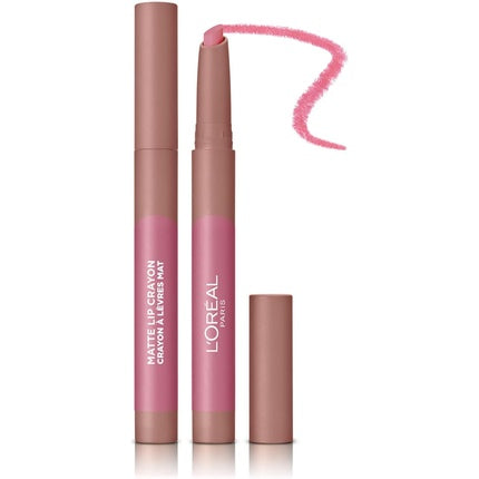 L'Oreal Paris Infallible Very Matte Lip Crayon Lipstick Smudge Proof Nude 102 Caramel Blondie