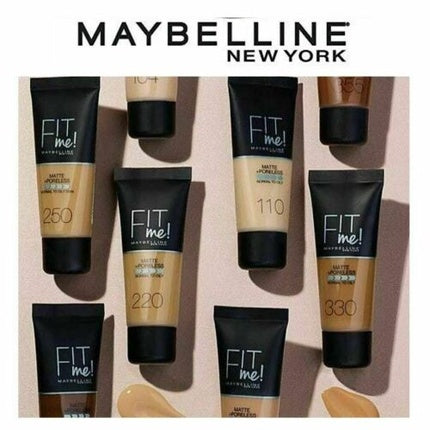 Maybelline Fit Me Matte + Poreless Foundation - Choose Your Shade