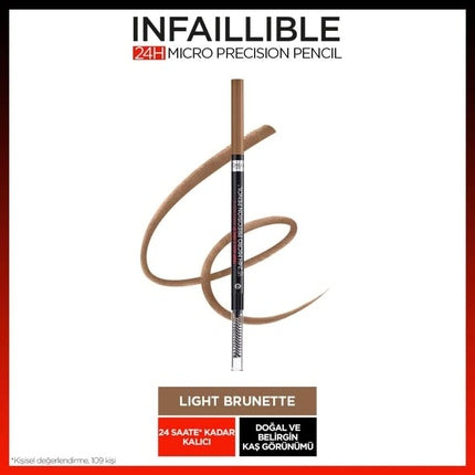 L'Oreal Infallible Brows 24h Micro Precision Pencil Automatic Eyebrow Pencil Light Brunette