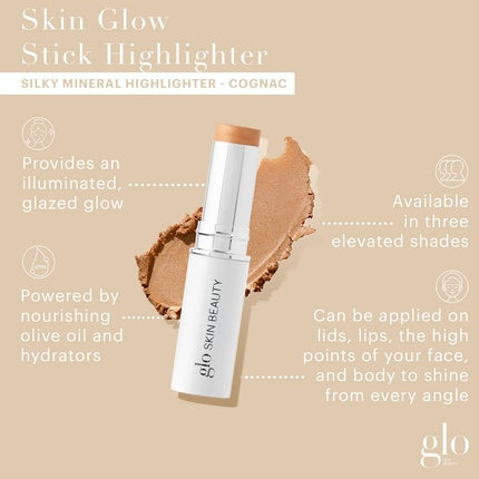 Glo Skin Beauty Skin Glow Stick Highlighter Powered by Hydrators, Mineral Pigments &amp; Mica for an Illuminated Glow 1 Count
