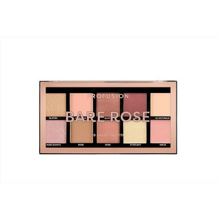 Profusion Cosmetics Bare Rose 10 Shade Palette