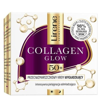 Liren Collagen Glow Anti-Wrinkle Smoothing Cream 50+ 50ml
