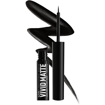 NYX Professional Makeup Ultra-Pigmented Liquid Eyeliner Intense Matte Finish  Black 01