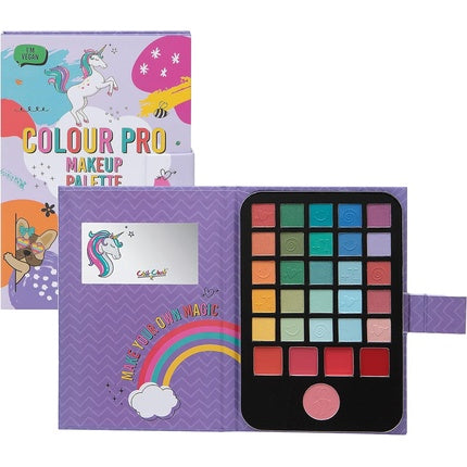 Chit Chat Color Pro Eye Shadow Makeup Palette with Lip Gloss Blusher and Mirror