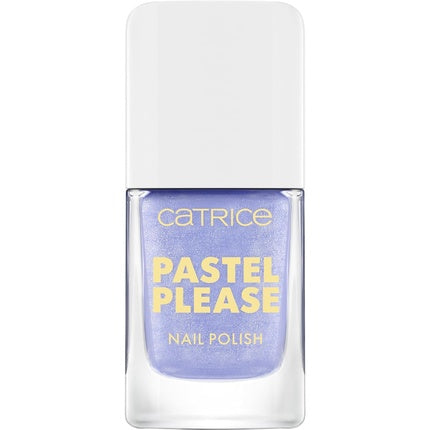 Catrice Pastel Please Nail Polish Nr. 020 Blue Long-Lasting Highly Pigmented Shimmery Intense Color Acetone-Free Vegan Without Microplastic Particles Without Perfume 10.5ml
