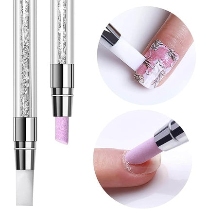 NOOVES NAILS Quartz Dual Stick with Quartz and Rubber Tip