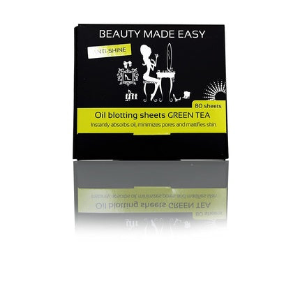 Beauty Made Easy Green Tea Oil Blotting Papers