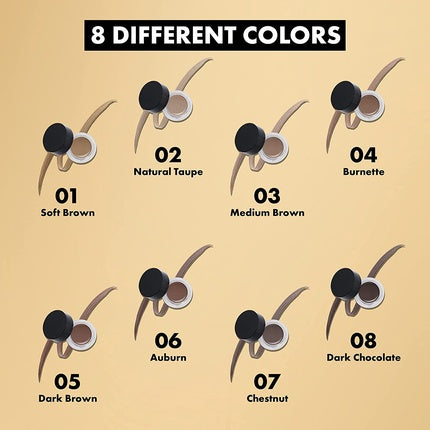 Milani Stay Put Brow Color Dark Brown