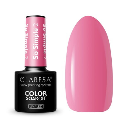 Claresa Soak Off Uv/Led Hybrid Nail Polish 2 So Simple 5g