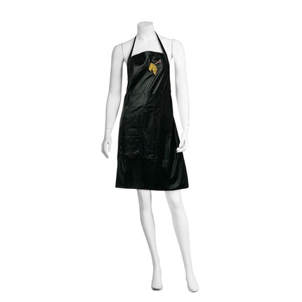 Comair Gold Design Dyeing Apron with Embroidery Black