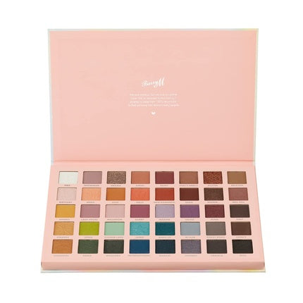 Barry M 40 Pan Eyeshadow Palette Matte and Shimmer High Pigment Multicolor