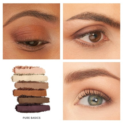 Jane Iredale PurePressed Eye Shadow Triple Highly Pigmented Mineral Based Eye Shadow Long Lasting and Crease Resistant Formula Safe for Sensitive Eyes Pure Basics
