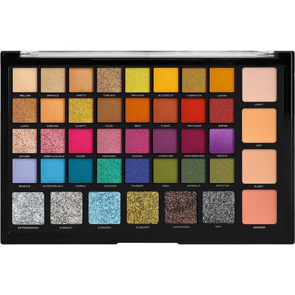 Profusion Cosmetics Kaleidoscope 42 Shade Palette Bright Colors Matte and Shimmer