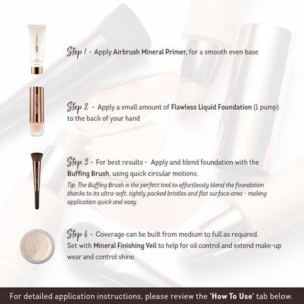 Nude by Nature Flawless Liquid Foundation W8 Classic Tan
