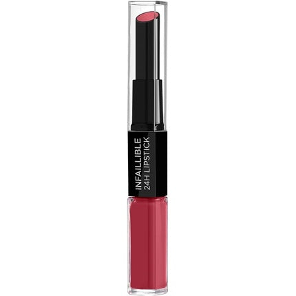 L'Oreal Paris Infallible Longwear 2 Step Lipstick 804 Metro Proof Rose 1 Count