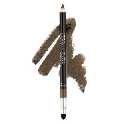 Radiant Professional Softline Waterproof Eye Liner Pencil with Smudging Tool - Long Lasting Under Eyeliner Pencil for Women Olive 12