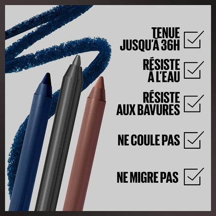 Maybelline New York Tattoo Liner Gel Pen for Eyes - Waterproof with Extreme 36-Hour Hold - Purple Pop 801
