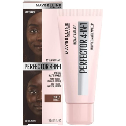 Maybelline New York 4-in-1 Instant Anti-Aging Matte Finish Foundation 30ml Shade 05 Deep