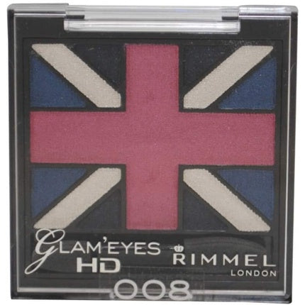 Rimmel Glam' Eyes HD Quad Eye Shadow Palette True Union Jack .14oz