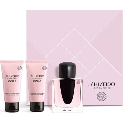 Shiseido Ginza Eau De Parfum, Body Lotion, Shower Gel Set - 50ml each
