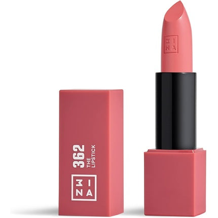 3INA Makeup The Lipstick 362 Pink Lipstick with Vitamin E and Shea Butter Long Lasting Lip Color Matte Finish Creamy Texture Vegan Cruelty Free