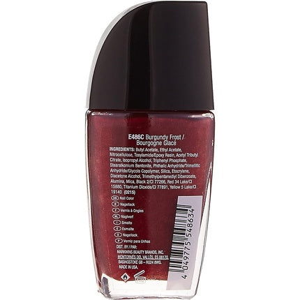 Wet 'n' Wild Wild Shine Nail Color Burgundy Frost 1 Count