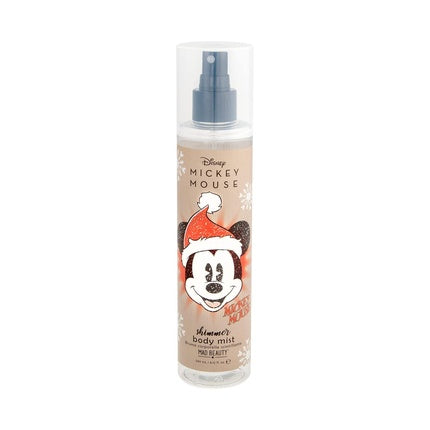 MAD Beauty Disney Mickey Mouse Body Mist Silver Shimmering Frosted Berries Christmas Gift Jingle All The Way Elegant Body Care
