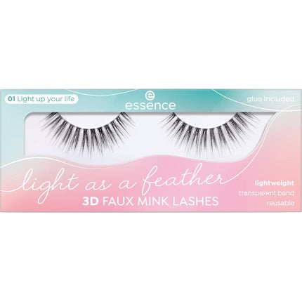 Essence Light As A Feather 3D Faux Mink Lashes Nr. 01 Light Up Your Life