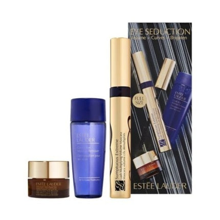 Estee Lauder Eye Seduction Kit Mascara Make-Up Remover Eye Contour Cream